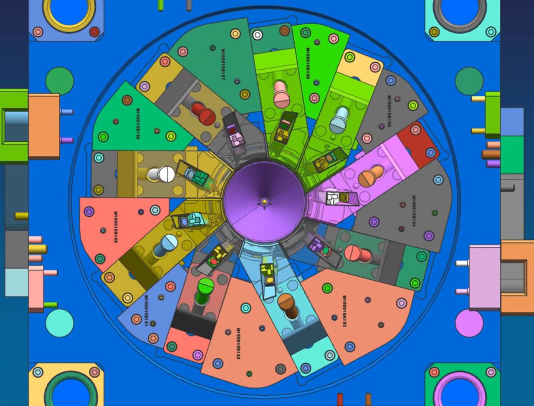 加工中心這套葉輪模具如何設(shè)計(jì)？如何脫模？(圖4)